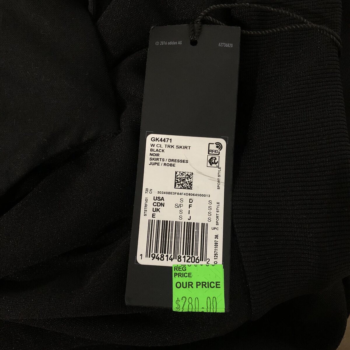 Adidas Y-3 Yohji Yamamoto Women's Classic Track Skirt Black Adidas Y-3 Yohji Yamamoto Women's Classic Track Skirt Black
