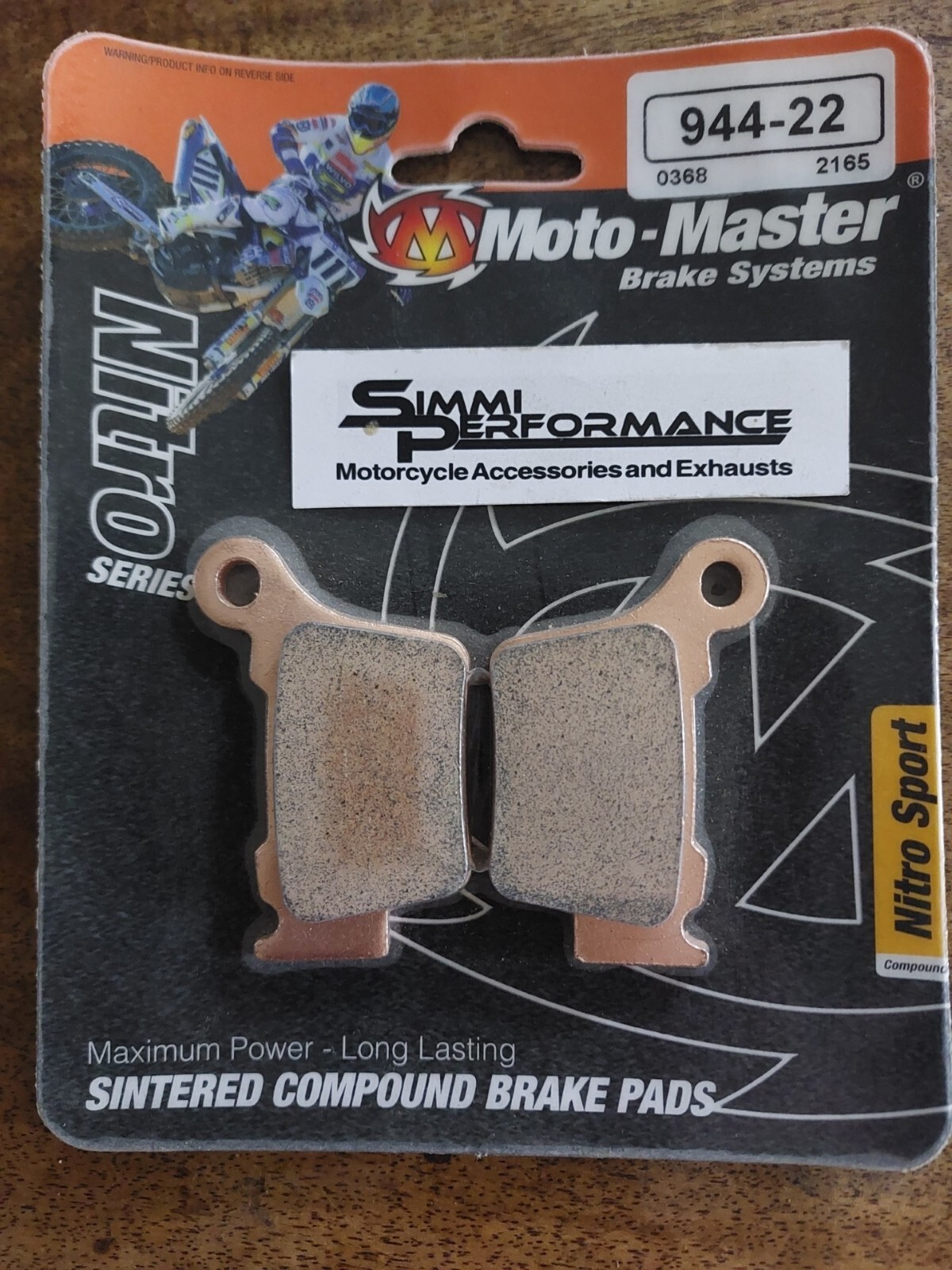 Moto Master Rear Brake Pads for KTM 150 EXC TPI 2020 to 2023