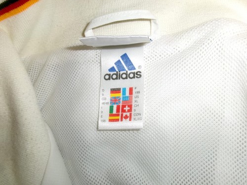 ADIDAS chándal auténtico Mundial Francia 98 chaqueta + pantalón 1998 ALEMANIA - Imagen 4 de 11