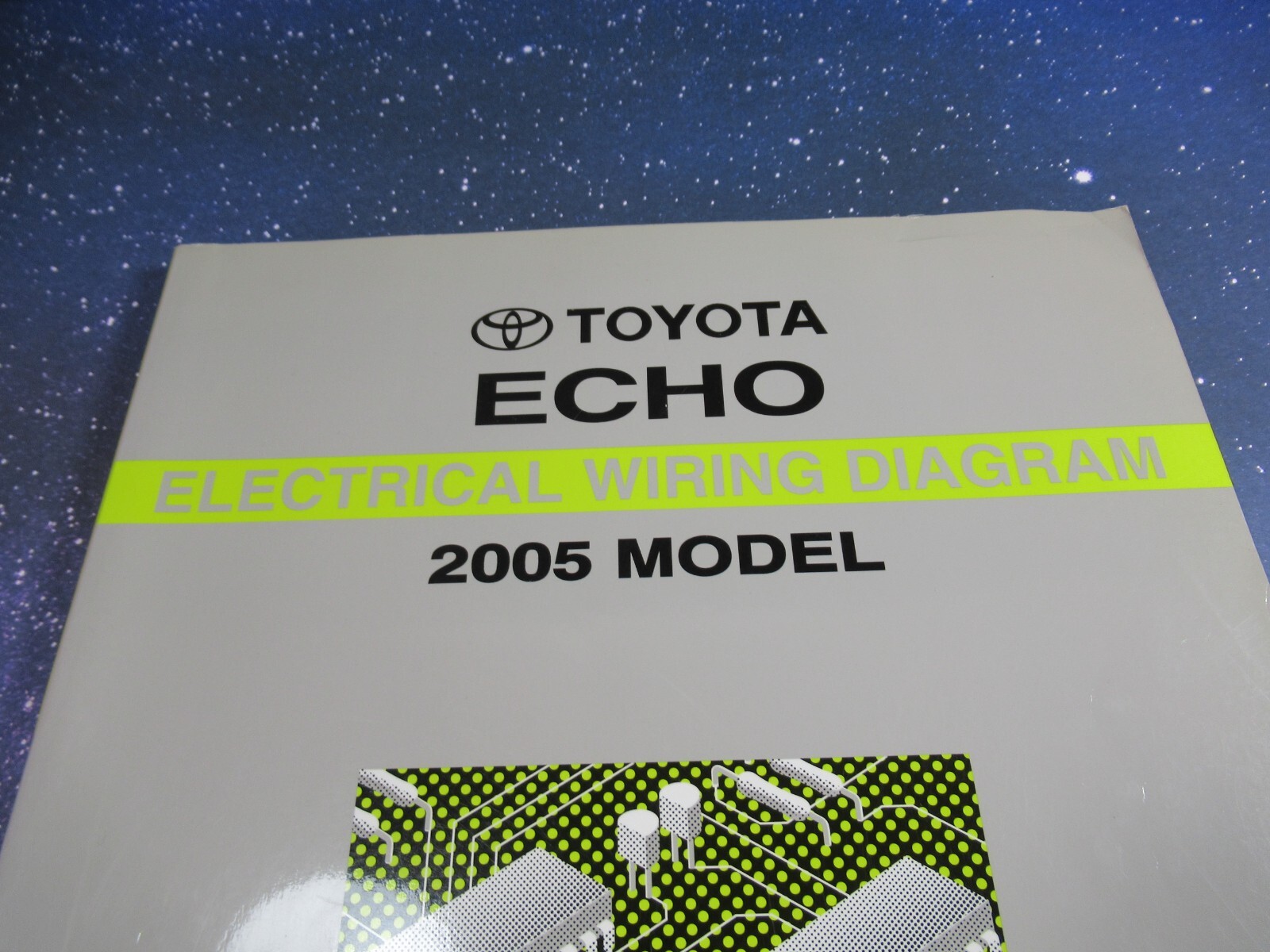 OEM Toyota Echo 2005 Model Electrical Wiring Diagram Manual EWD588U