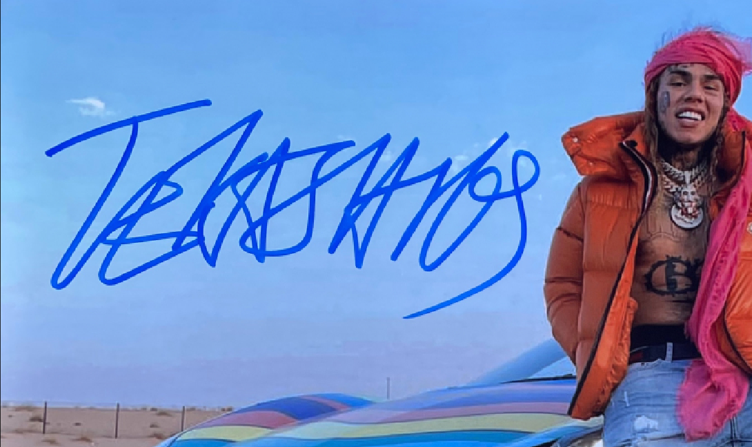 TEKASHI 6ix9ine Signed 16x20 Photo (Beckett Certified) | eBay