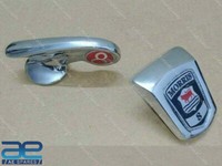 KüHlergrill & Motorhauben-Abzeichen Emblem Verchromt FüR Morris 8 Eight Ecs