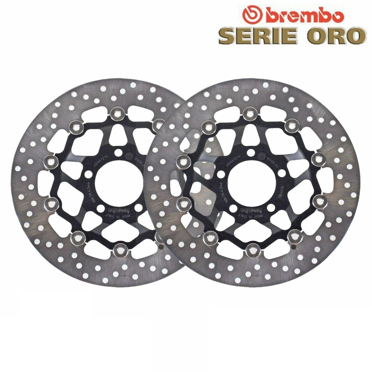ん～ん～ Suzuki Gsx F 750 2001 2002 2003 Pair Of Front Brake Discs