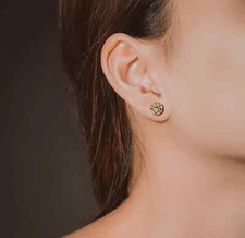 Handmade Geometric Stud Earrings