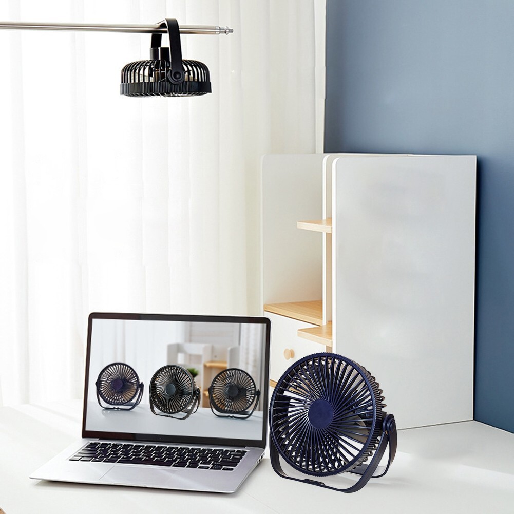 Desktop Fan Desks Home Improvement 360 ° Rotation 3rd Gear 2000ml ...