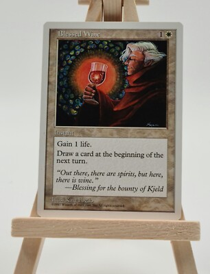 Blessed Wine Fifth Edition (5ED) Magic Karte MTG englisch (Heiliger Wein)