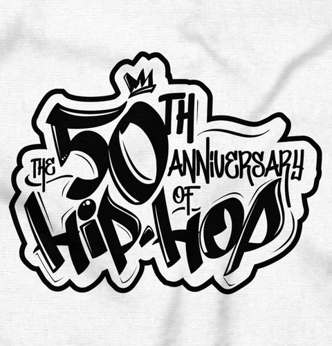 The 50th Anniversary of Hip Hop MC Graffiti Womens or Mens Crewneck T Shirt Tee - Picture 4 of 8