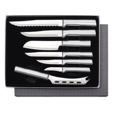 Rada S48 Deluxe Kitchen knife Set 7pc cutlery USA made L/Right hand + bonus item