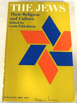 The Jews : Their Religion and Culture --- Softcover
