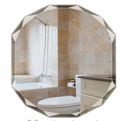 Stylish Bathroom Vanity Mirror with LED Light and Adjustable Brightness