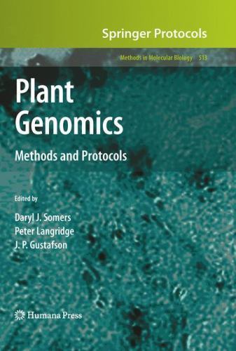 Methods in Molecular Biology Ser.: Plant Genomics : Methods and ...