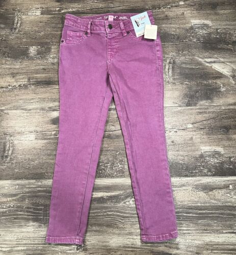 Cat & Jack Kids’ Girls’ Super Stretch Jegging Size M (7) Purple, Super Stretch. - Picture 1 of 3