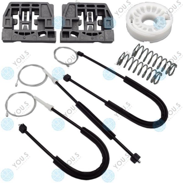 FüR VW Caddy III Elektrischer Fensterheber Reparatursatz Seilzug - Vorne Rechts-image