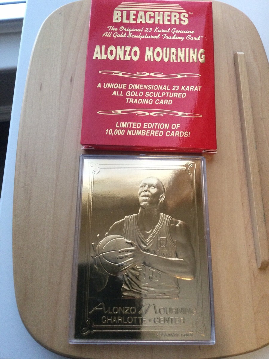 Alonzo Mourning 1994 Bleachers 23 Karat Genuine Gold Alonzo Mourning 1994 Bleachers 23 Karat Genuine Gold