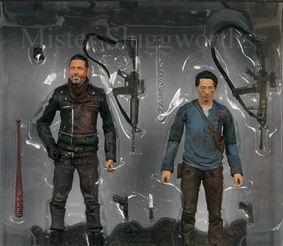 NEW AMC Mcfarlane The Walking Dead Negan & Glenn Deluxe Box
