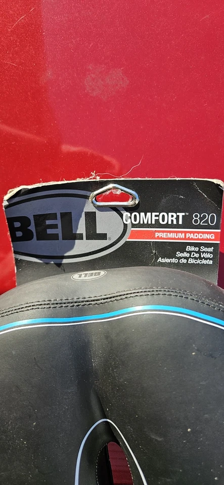 Велосипедное сиденье Bell Sports черное комфортное 820 Soft Tech обивка премиум-класса новое - Изображение 2 из 4