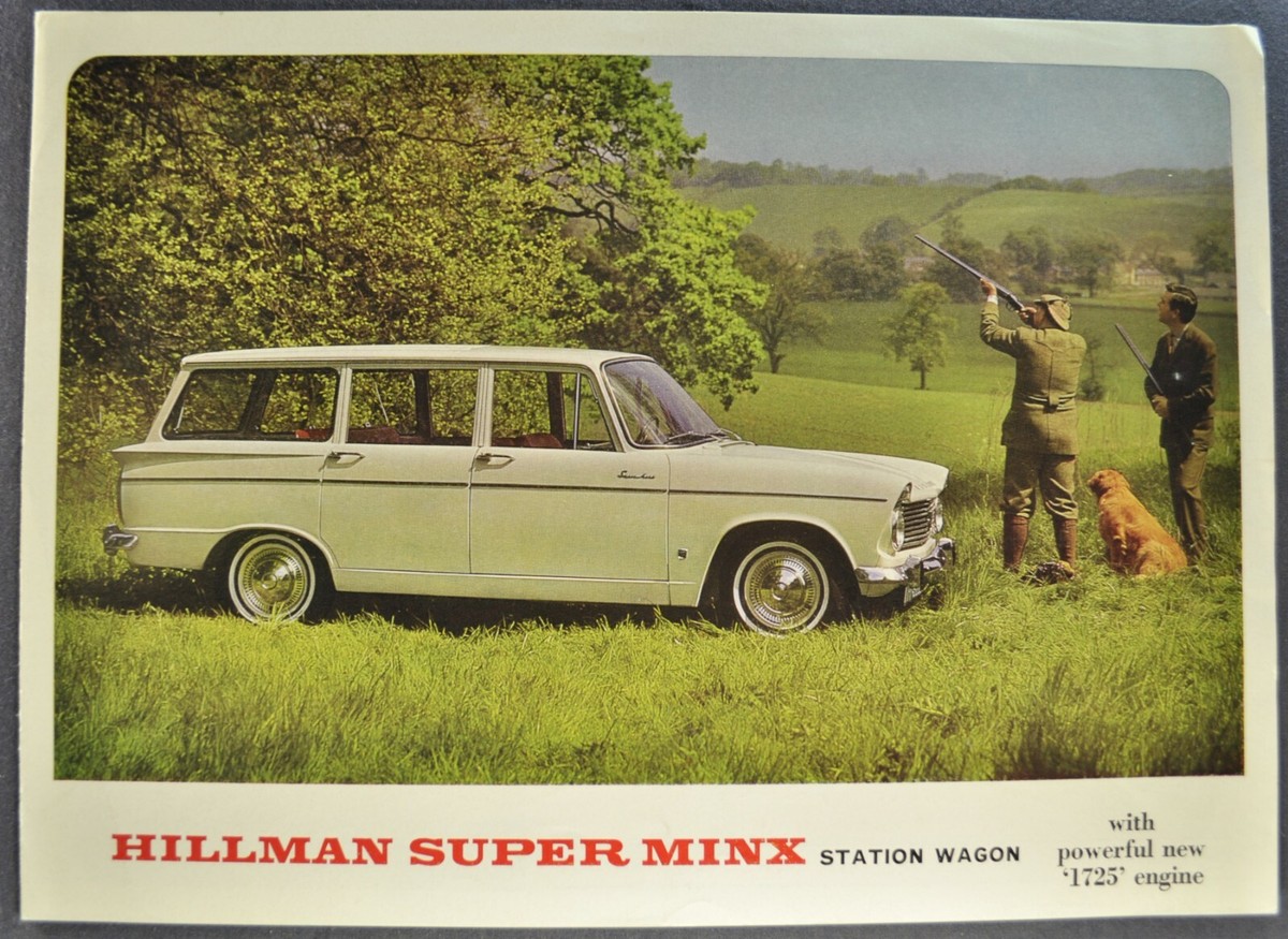 1966-1967 Hillman Brochure Super Minx Wagon Estate Car Excellent