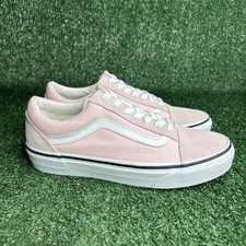NEW - Vans Old Skool Pro Pink Athletic Skate Shoes Sneakers Women's Size 6.5