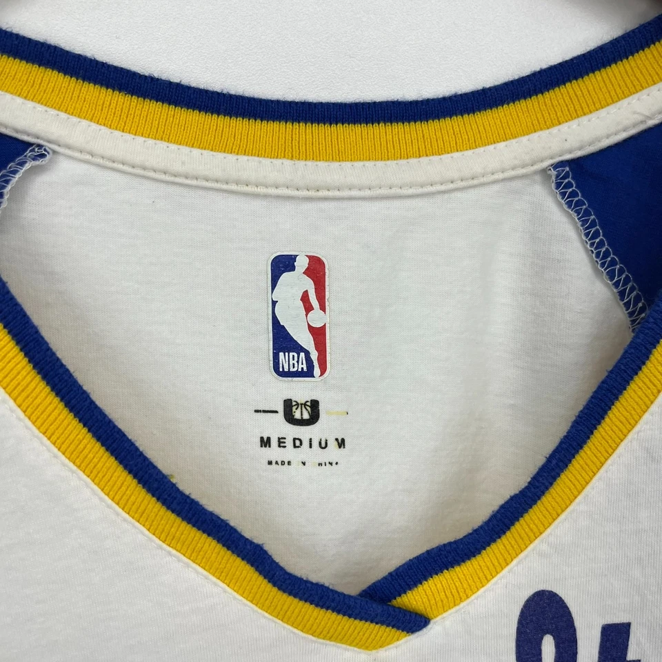 Camiseta de baloncesto Golden State Warriors para mujer talla M blanca cuello en V UNK Foto 4 de 4