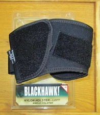 Blackhawk Nylon Ankle Holster Left Hand for 2" Revolvers
