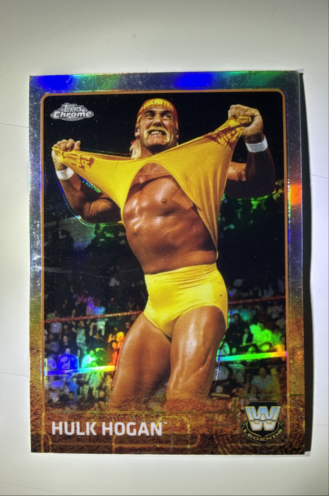 2015 Topps Chrome WWE - Hulk Hogan #83 Refractor