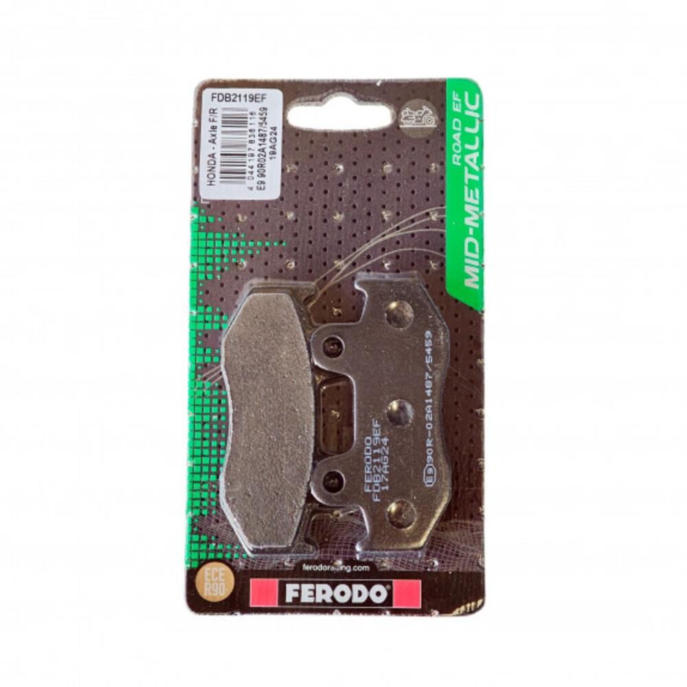 Ferodo Mid-Metallic Front Brake Pad FDB2119EF Fits Honda NES125 (JF07) 2000-2002
