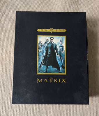 The Matrix Special Edition DVD Box Set Featuring Keanu Reeves & Fishburne