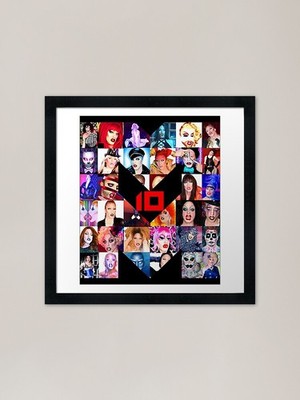 Marina Mac 10th Anniversary Gerahmtes Gerahmtes Wandbild Poster Leinwanddruck Bild