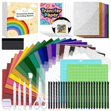 Crafting Supplies Bundle Weeding Tools, Vinyl, Transfer Paper for Makers