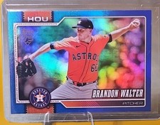 2026 Topps Series 1 Brandon Walter Blue Blue Foil 102/150 #227 Houston Astros