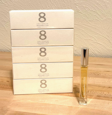 1st Batch 2013 Abercrombie & Fitch 8 Simply Sparkling Perfume .31 oz OG Formula