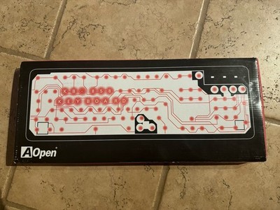 AOpen KB-858 Wired PS/2 Keyboard 107 keys- Vintage new in box