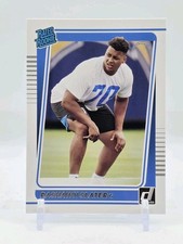 2021 Panini Donruss Rashawn Slater #332 Rated Rookie Los Angeles Chargers