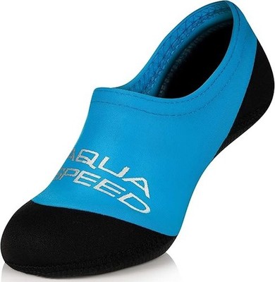 Aqua Speed Neoprensocken Kinder Erwachsene Schwimmsocken blau Gr.30/31 Tauchen