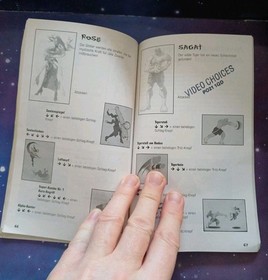 MANUAL ONLY Sega Saturn - Street Fighter Alpha Warriors Dreams  Well Used