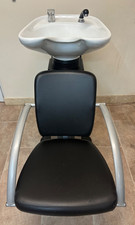 Hair Salon Backwash Unit Adjustable Hair Wash Basin & Chair Barber & Hairdresser