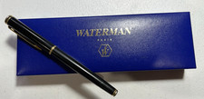 Waterman Vintage Black And Gold Ballpoint Apostrophe Pen With Waterman Box