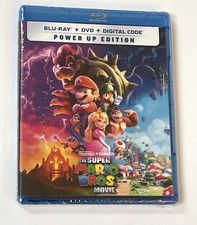 The Super Mario Bros. Movie Blu-ray DVD, 2023 Power Up Edition New