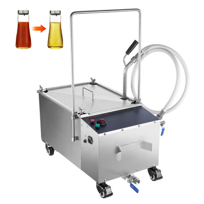 Uimoso Fryer Oil Filter Commercial Cooking Oil Filtration System 38L Capacity