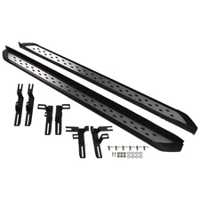 Nerf Bars Running Board Side Step Kit for Toyota RAV4 19-2023 Aluminum Black