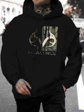 Men's Neon Green Camouflage & REALTREE Logo Hooded Sweatshirt - Heavy-Duty Winte