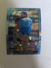 Trey Yesavage 1/1 2026 Leaf Metal Baseball  Blue Jays Light Blue Cracked Ice