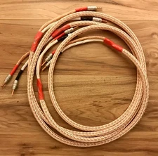 HI-End 12TC Speaker Cable OCC Copper Audiophile speaker cable Banana plug pair