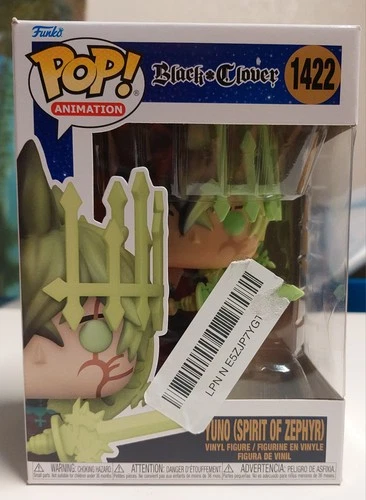 Funko Pop! Animation - Black Clover - Yuno (Spirit of Zephyr) #1422 - New