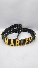 Harley Davidson Women's Gold Digger Willie G Skulls Double Buckle Tarnished L