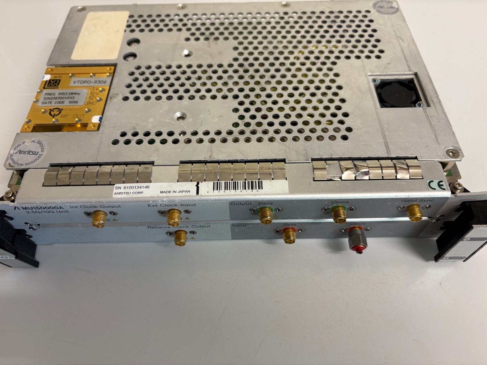 Anritsu MU150000A 2.5G/10G Module for high speed signal testing