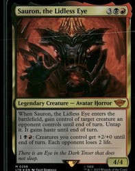 Sauron, the Lidless Eye - Foil - The Lord of the Rings: Tales of Middle-earth