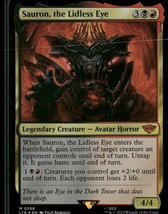 Mtg Sauron the Lidless Eye | eBay