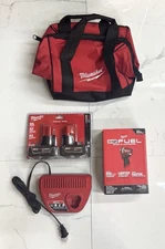 Brand New Milwaukee Tool 2562-20 M12 Fuel Stubby 3/8" Impact Wrench Kit (2)3.0