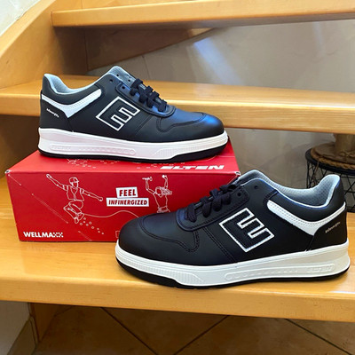 ELTEN Jamain XXST Sicherheitshalbschuhe black Low S3S ESD schwarz/weiß Gr. 43